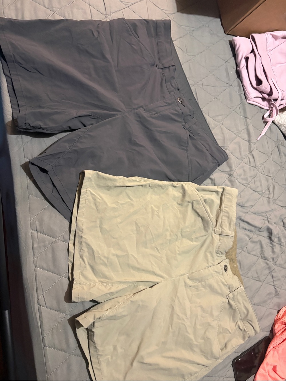 Patagonia Women's Shorts - Gray and Cream